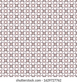 Seamless vector pattern in geometric ornamental style