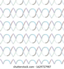 Seamless vector pattern in geometric ornamental style