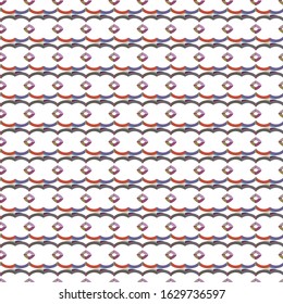 Seamless vector pattern in geometric ornamental style