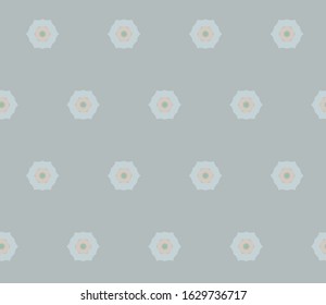 Seamless vector pattern in geometric ornamental style