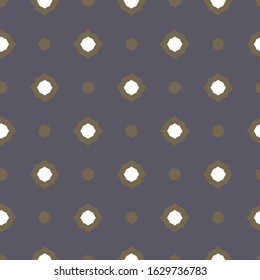 Seamless vector pattern in geometric ornamental style
