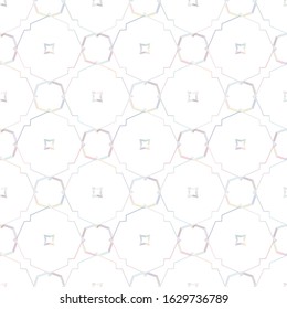 Seamless vector pattern in geometric ornamental style