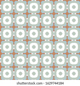Seamless vector pattern in geometric ornamental style