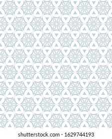 Seamless vector pattern in geometric ornamental style