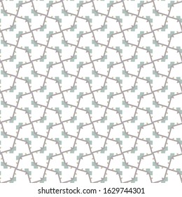 Seamless vector pattern in geometric ornamental style