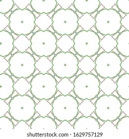 Seamless vector pattern in geometric ornamental style