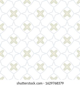 Seamless vector pattern in geometric ornamental style