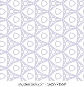 Seamless vector pattern in geometric ornamental style