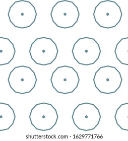 Seamless vector pattern in geometric ornamental style