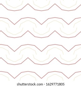 Seamless vector pattern in geometric ornamental style