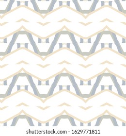 Seamless vector pattern in geometric ornamental style
