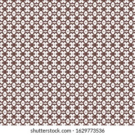 Seamless vector pattern in geometric ornamental style