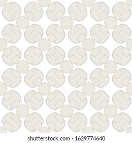 Seamless vector pattern in geometric ornamental style