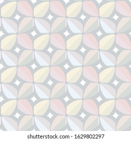 Seamless vector pattern in geometric ornamental style