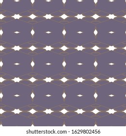 Seamless vector pattern in geometric ornamental style