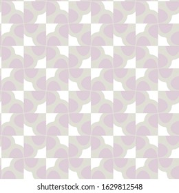 Seamless vector pattern in geometric ornamental style