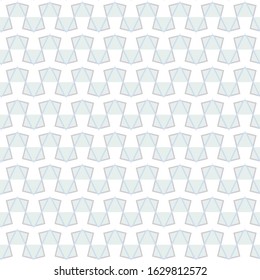 Seamless vector pattern in geometric ornamental style