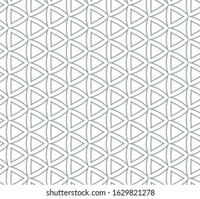 Seamless vector pattern in geometric ornamental style
