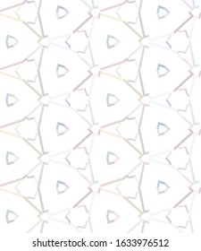 Seamless vector pattern in geometric ornamental style