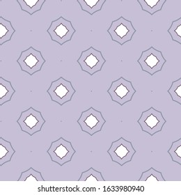 Seamless vector pattern in geometric ornamental style