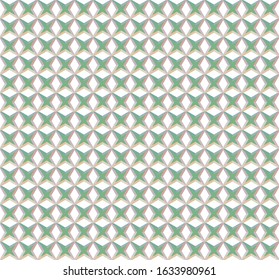 Seamless vector pattern in geometric ornamental style