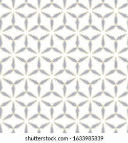 Seamless vector pattern in geometric ornamental style