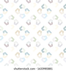 Seamless vector pattern in geometric ornamental style