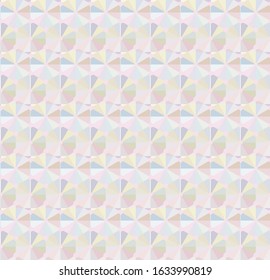 Seamless vector pattern in geometric ornamental style