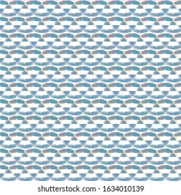 Seamless vector pattern in geometric ornamental style