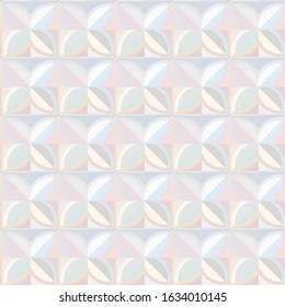 Seamless vector pattern in geometric ornamental style