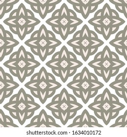 Seamless vector pattern in geometric ornamental style