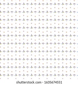 Seamless vector pattern in geometric ornamental style