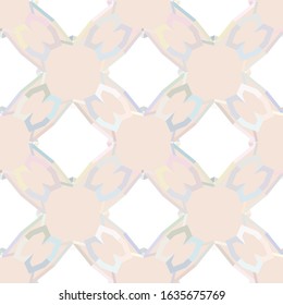 Seamless vector pattern in geometric ornamental style