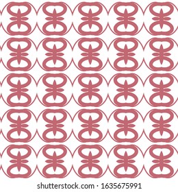 Seamless vector pattern in geometric ornamental style