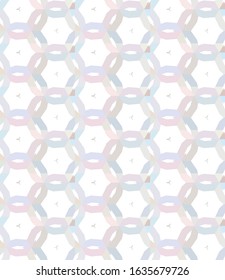 Seamless vector pattern in geometric ornamental style