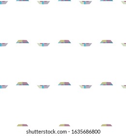 Seamless vector pattern in geometric ornamental style