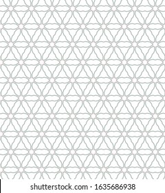 Seamless vector pattern in geometric ornamental style