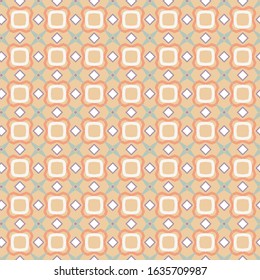 Seamless vector pattern in geometric ornamental style