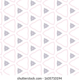 Seamless vector pattern in geometric ornamental style