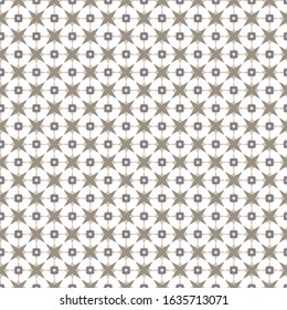 Seamless vector pattern in geometric ornamental style