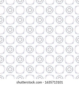 Seamless vector pattern in geometric ornamental style