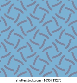 Seamless vector pattern in geometric ornamental style