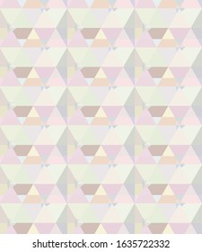 Seamless vector pattern in geometric ornamental style