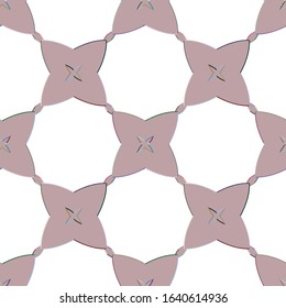 Seamless vector pattern in geometric ornamental style