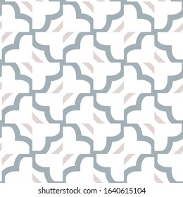 Seamless vector pattern in geometric ornamental style