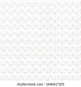 Seamless vector pattern in geometric ornamental style