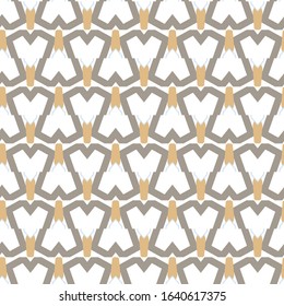 Seamless vector pattern in geometric ornamental style