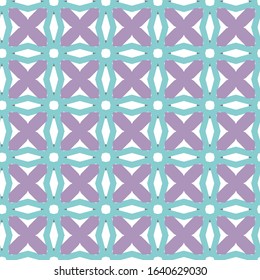 Seamless vector pattern in geometric ornamental style