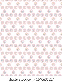 Seamless vector pattern in geometric ornamental style