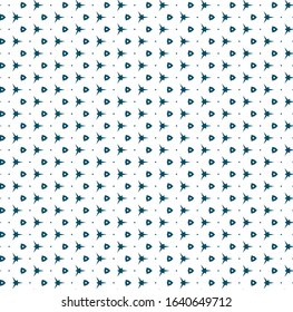 Seamless vector pattern in geometric ornamental style